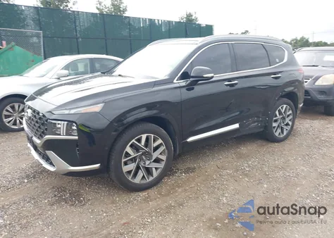 2021 Hyundai Santa Fe Calligraphy z USA, uszkodzony, nr VIN 5NMS5DALXMH351532